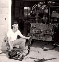 Old picture of allen service truck